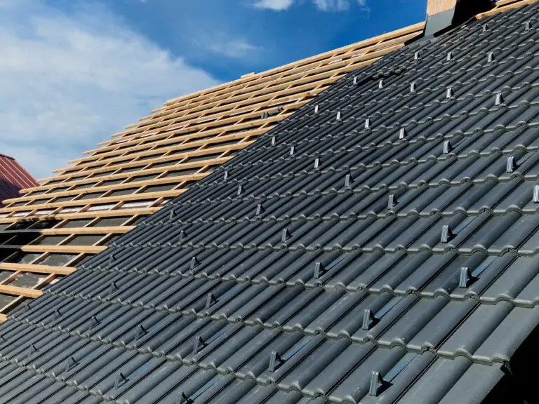 new asphalt shingle roof installation with clean lines